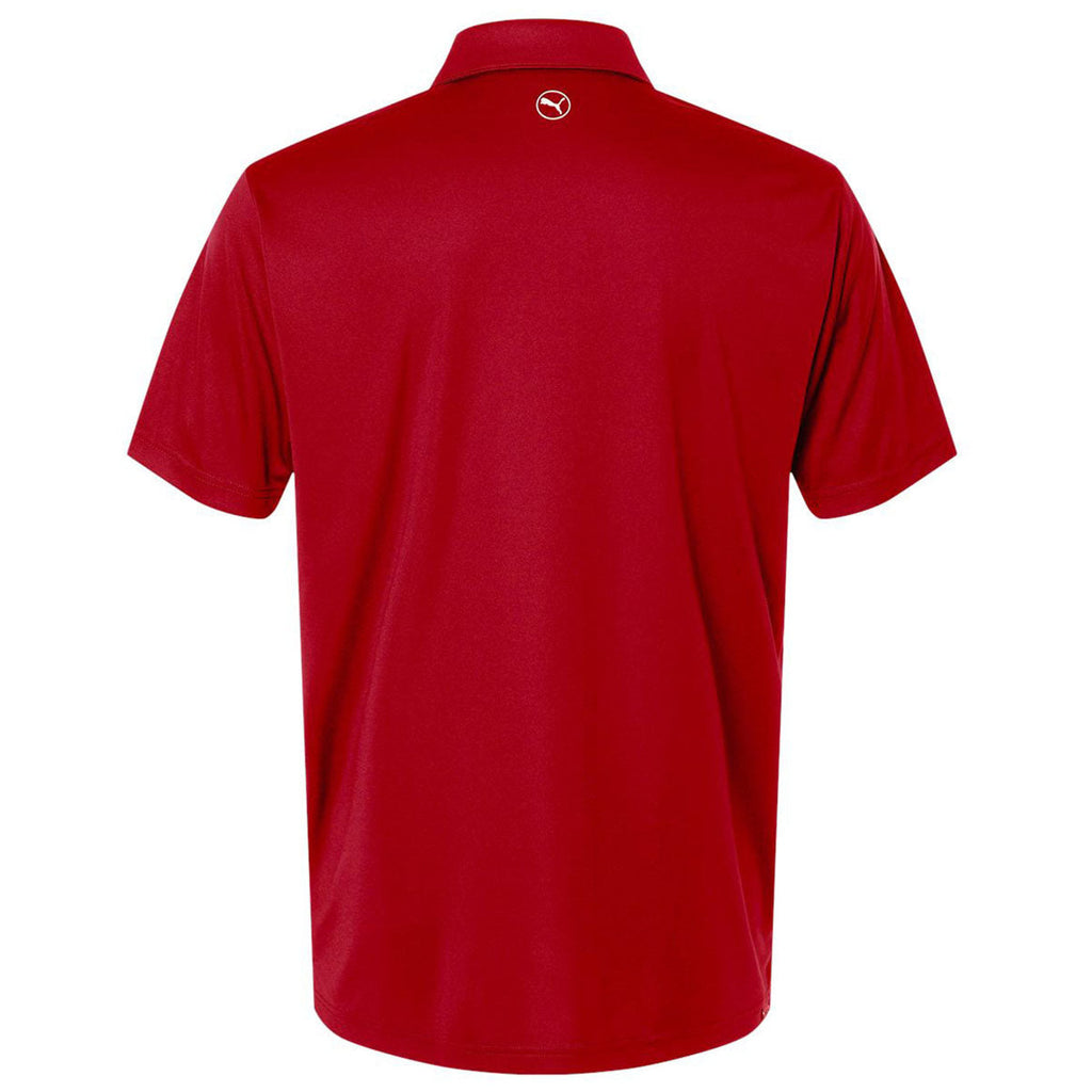 Puma Golf Men's Strong Red Pure 2.0 Polo