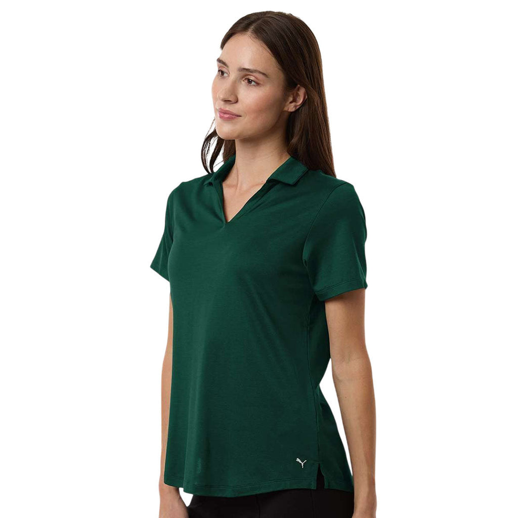 Puma Golf Women's Dark Myrtle Icon Polo 2.0