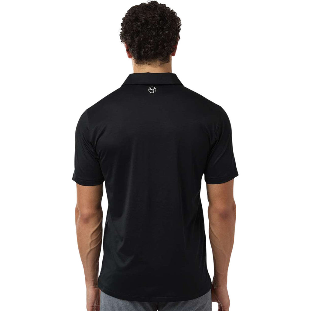 Puma Golf Men's Puma Black Icon Polo 2.0