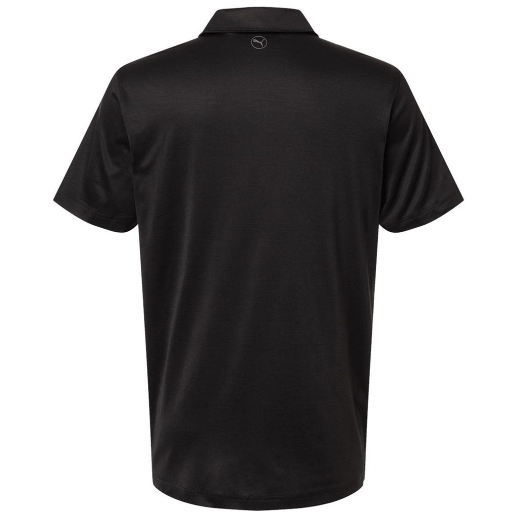 Puma Golf Men's Puma Black Heather Icon Heather Polo 2.0