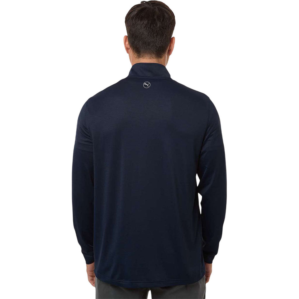 Puma Golf Men's Deep Navy Icon 2.0 Quarter-Zip