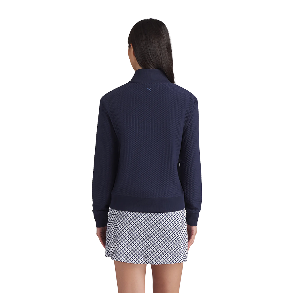 Puma Women's Deep Navy Boulder Quarter Zip