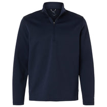 Puma Golf Men's Deep Navy Pebble Quarter-Zip Pullover