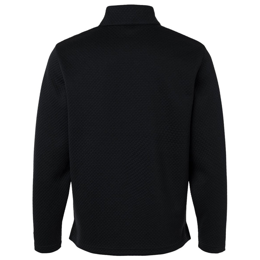 Puma Golf Men's Puma Black Pebble Quarter-Zip Pullover