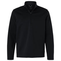 Puma Golf Men's Puma Black Pebble Quarter-Zip Pullover