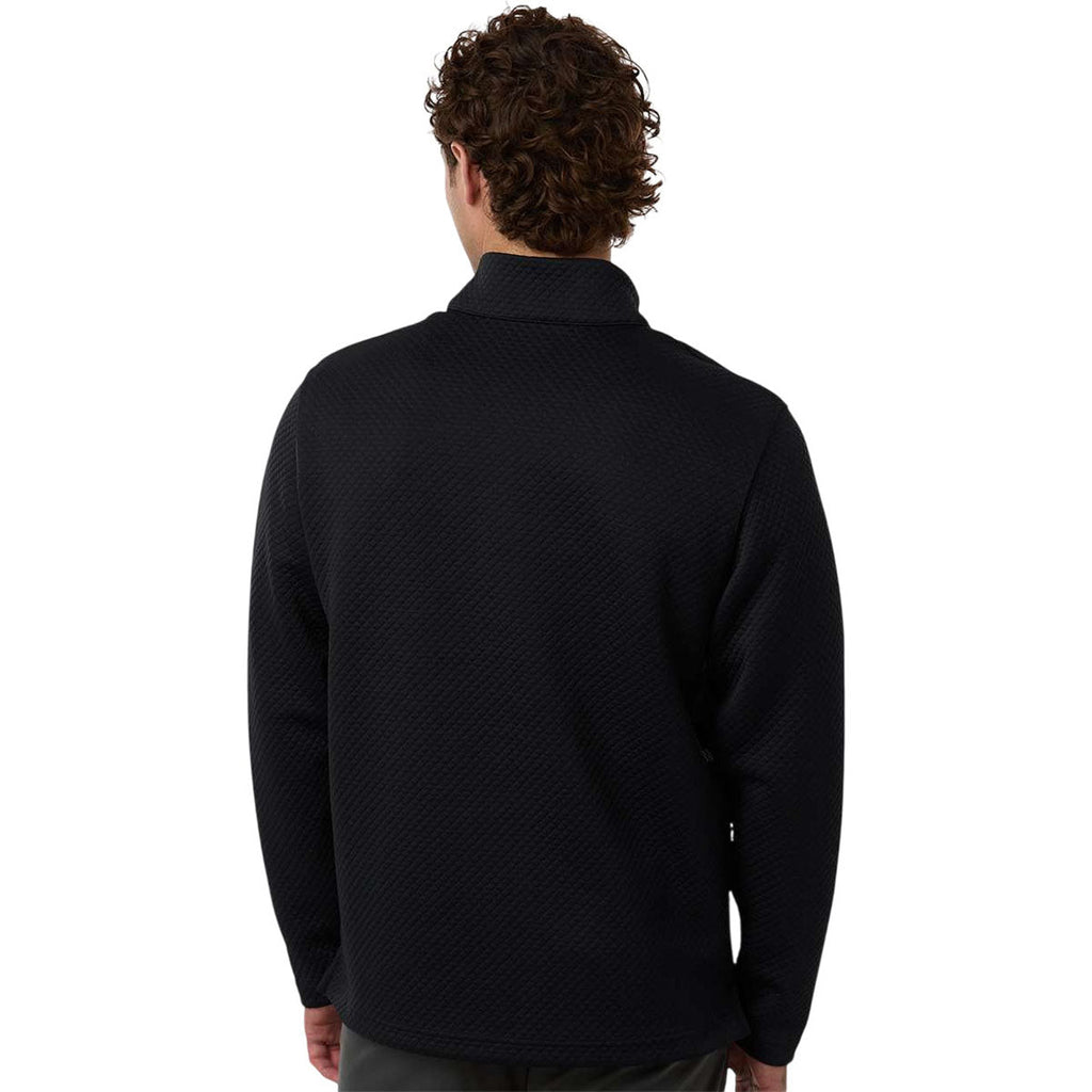 Puma Golf Men's Puma Black Pebble Quarter-Zip Pullover