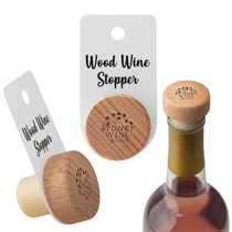 Illini Wood Wine Stopper