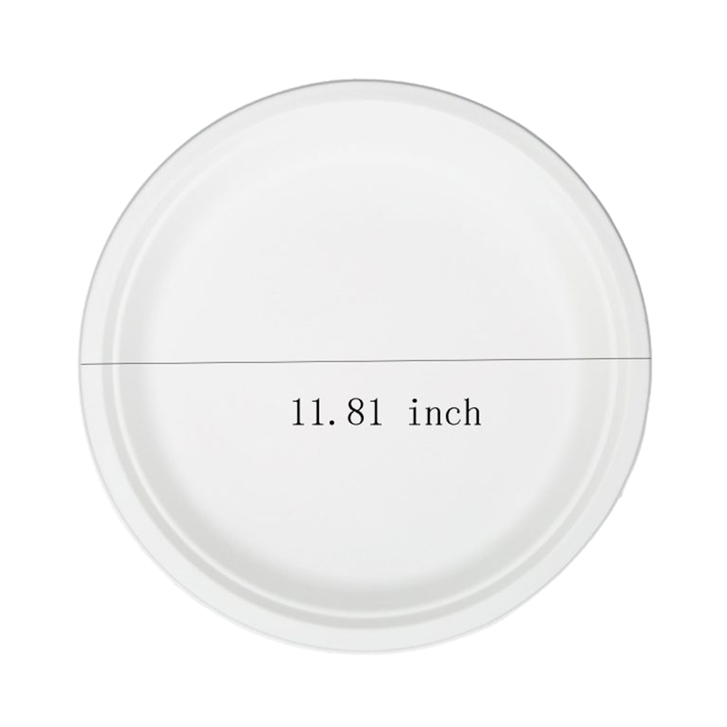 iPromotionPro White Disposable Paper Plates