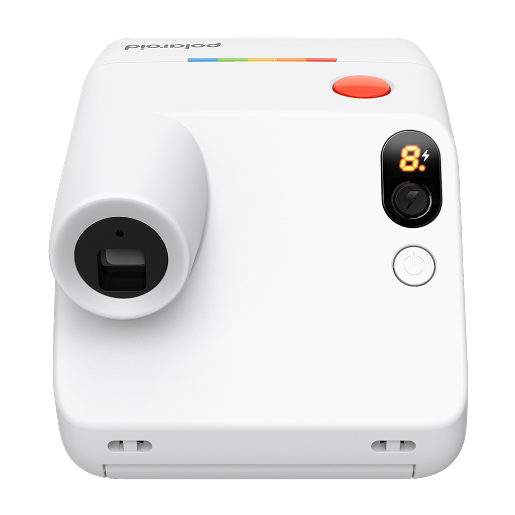 Polaroid White Go Generation 3 Instant Camera + Color Film Bundle