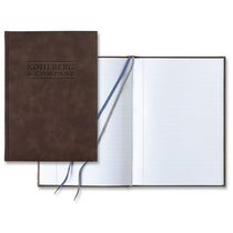 Castelli Dark Brown Chia Slim Grande Lined White Page Journal