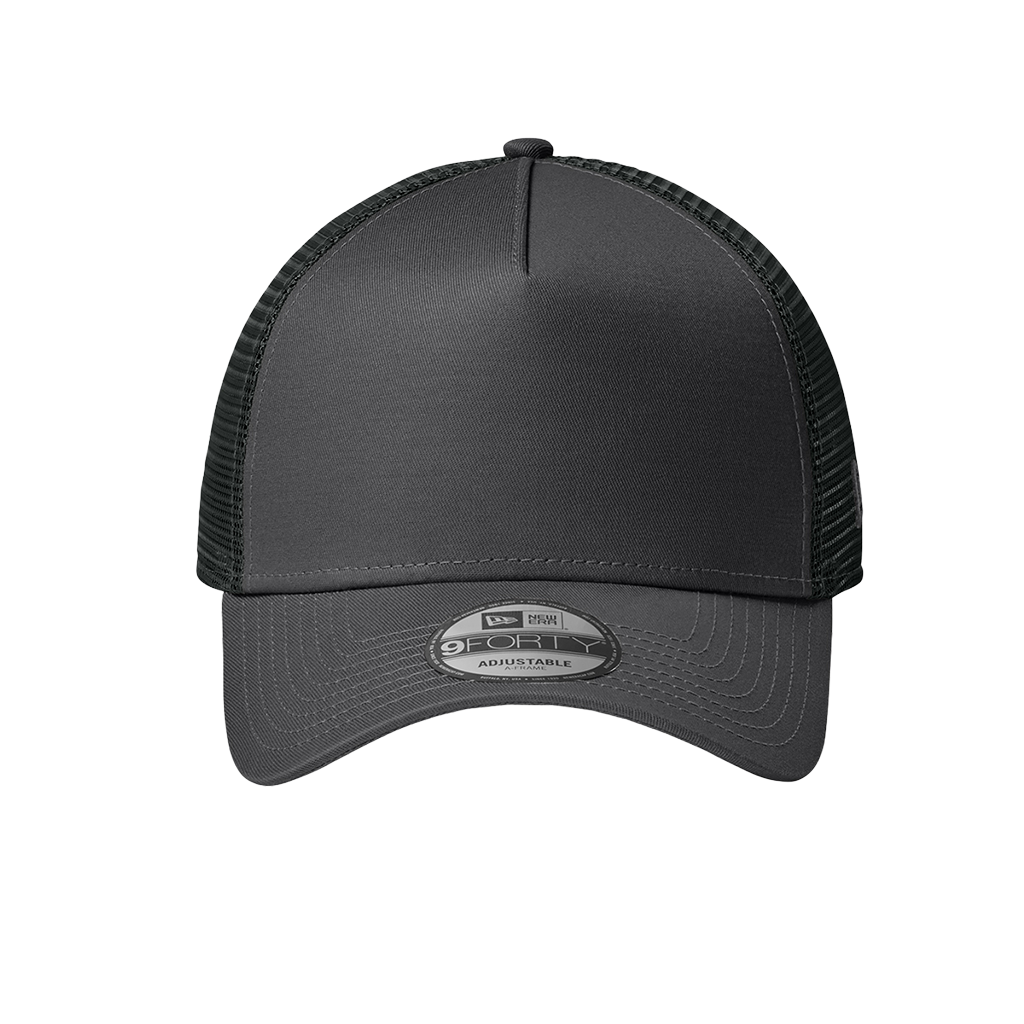 New Era Flag Graphite/Black Snapback Trucker Cap