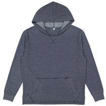 LAT Unisex Washed Navy Vintage Wash Fleece Hooded Sweatshirt