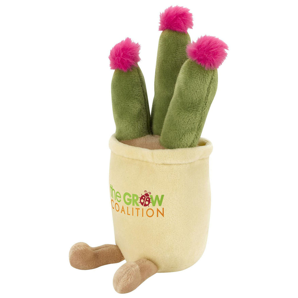 Chelsea Teddy Bear Cactus with Pink Bloom Zenzies 7" to 9.5" Plush