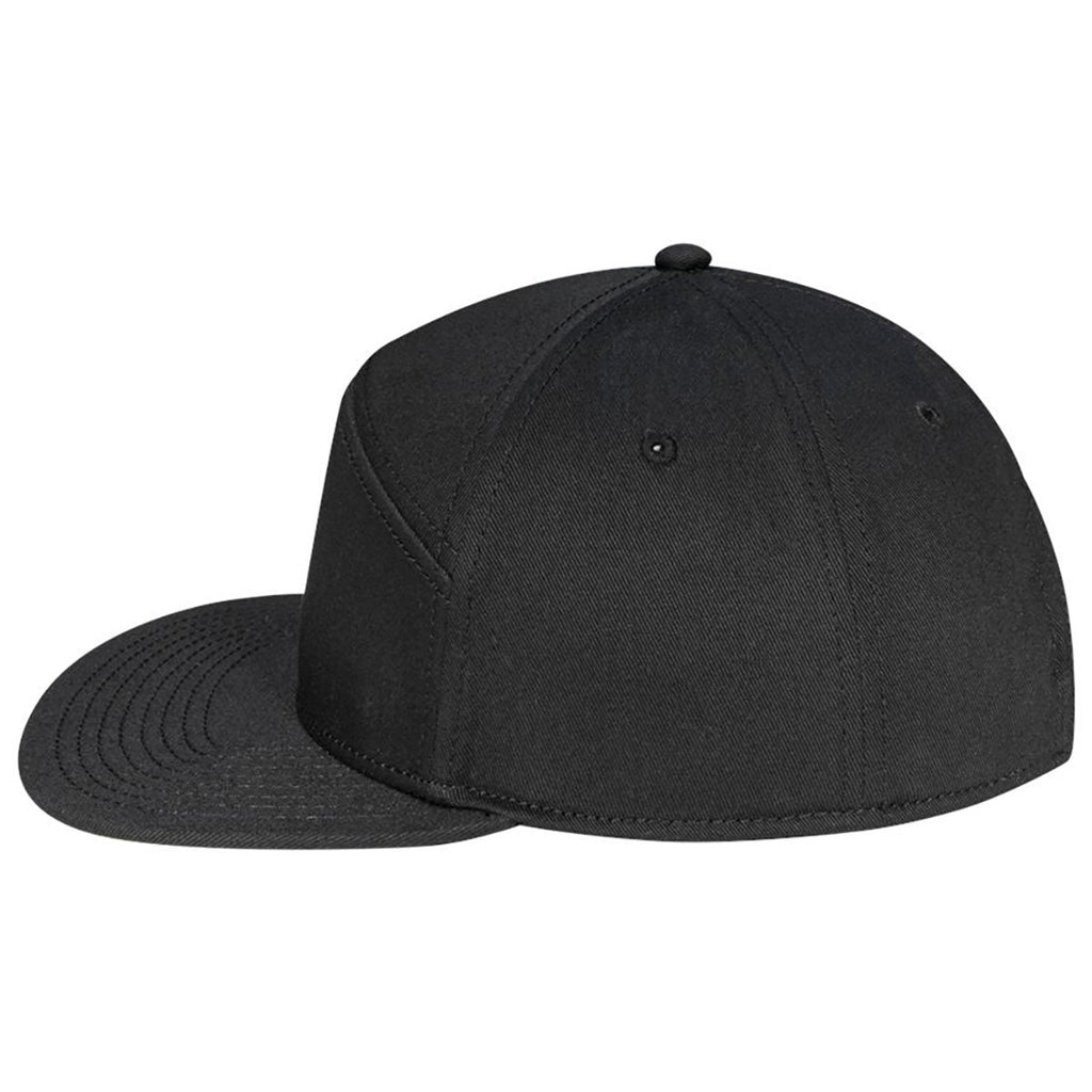 Pukka Black Tradesman Hybrid Six-Panel Cap