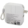 Leed's White UL MagClick Power Bank with Wall Plug