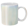 Hit White 12 oz. Iridescent Ceramic Mug