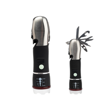 Hit Black Emergency COB Flashlight Multi-Tool 2.0