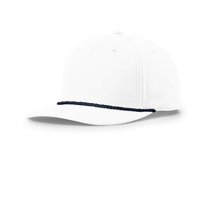Richardson White/Navy 5-Panel Classic Rope Cap