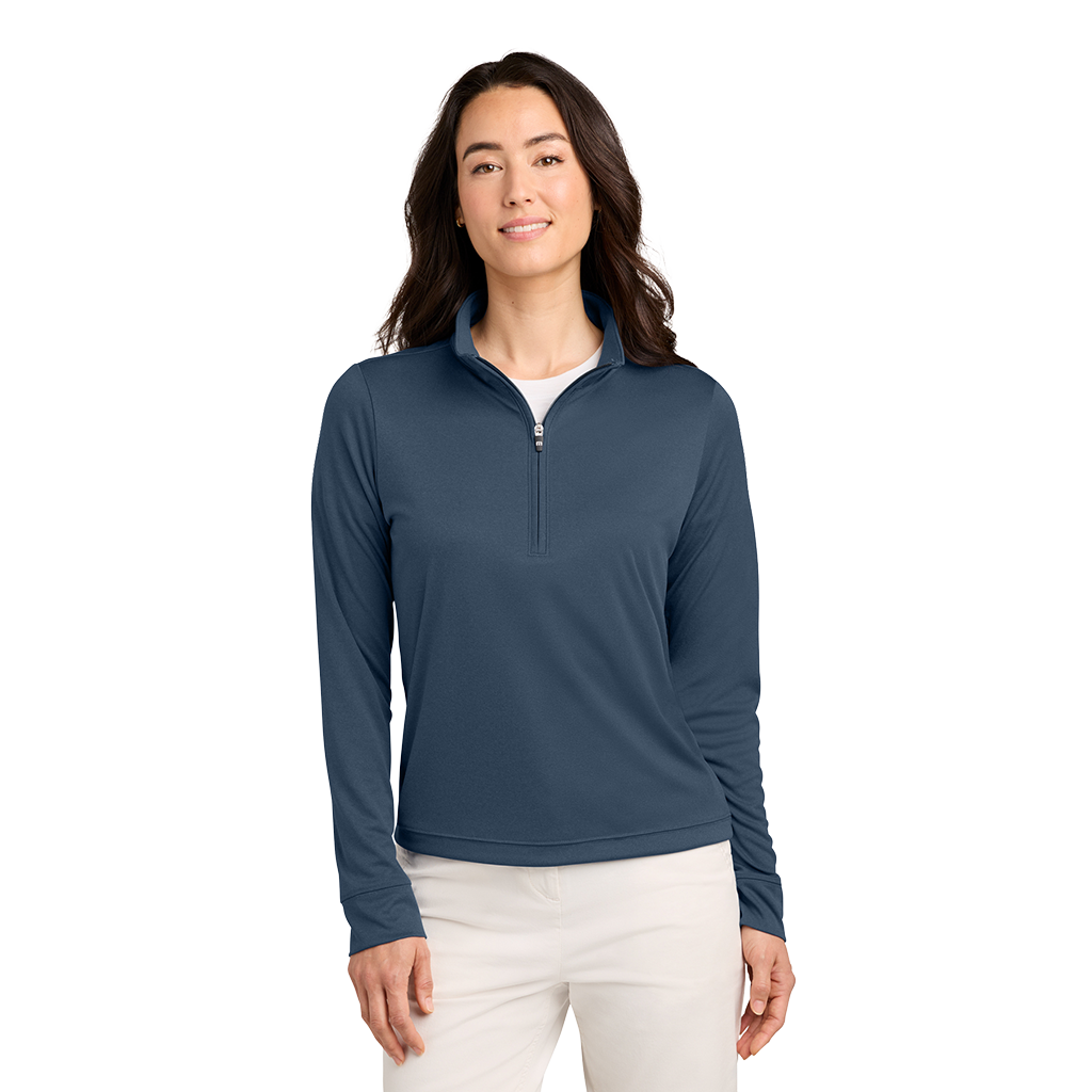 TravisMathew Vintage Indigo/Black Women’s Coto 1/2-Zip