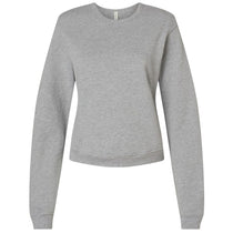 Bella + Canvas Women's Athletic Heather Sponge Fleece Classic Crewneck Sweatshirt