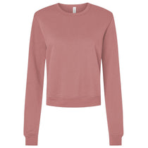 Bella + Canvas Women's Mauve Sponge Fleece Classic Crewneck Sweatshirt