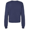 Bella + Canvas Women's Navy Sponge Fleece Classic Crewneck Sweatshirt