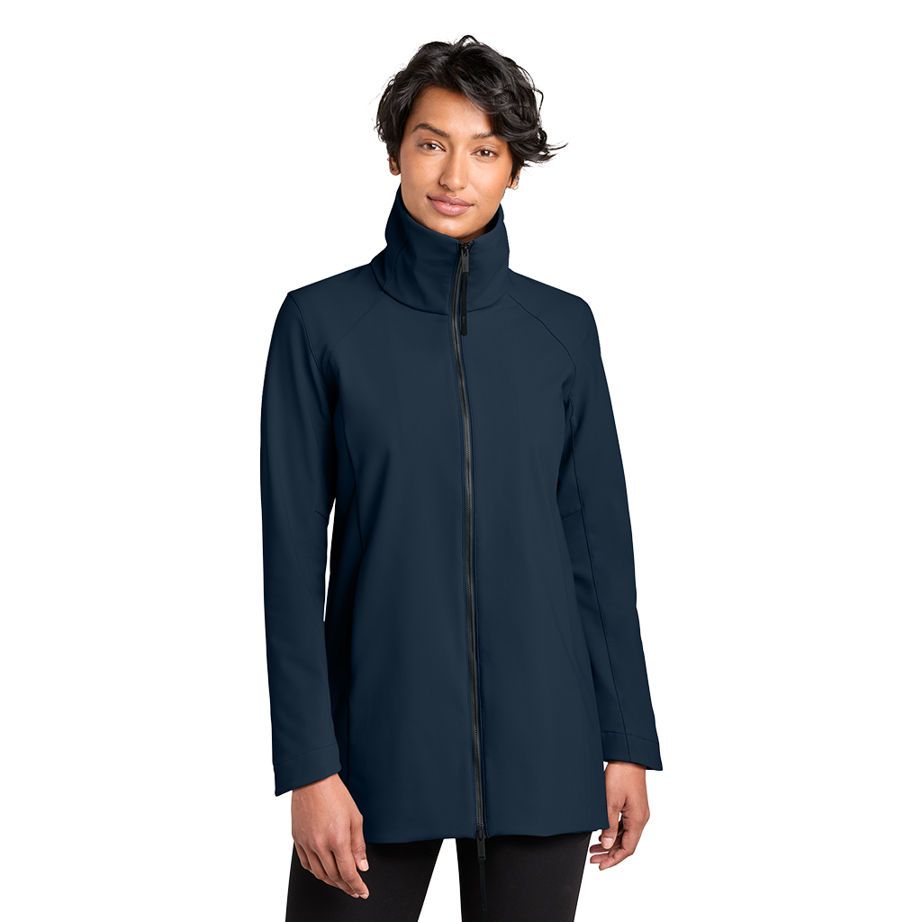MiiR Women's Indigo Navy Nozawa Full-Zip Soft Shell