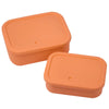 Leed's Melon Silicone Food Storage Box with Air Valve Set - 24 oz and 44 oz