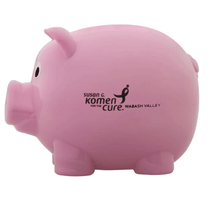 Illini Pink Mr. Piggy Bank