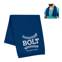 Hit Navy rPET Cooling Sport Towel