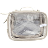 Wellable Grey Clear Travel Case