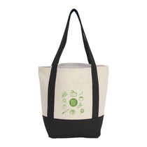 Leed's Black Mini Recycled 8oz Cotton Canvas Tote