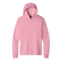 Port & Co Candy Pink Core Cotton Pullover Hooded Tee