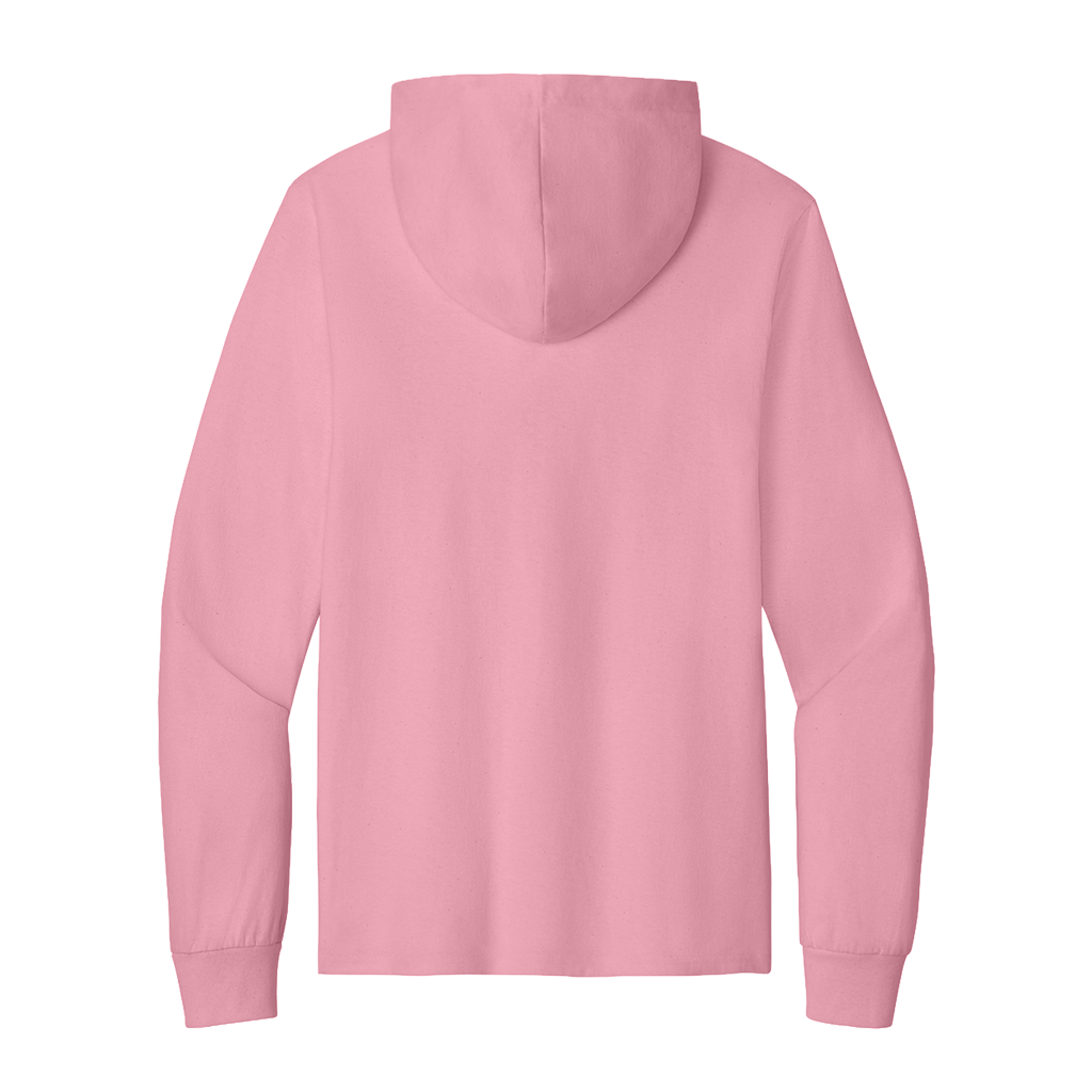Port & Co Candy Pink Core Cotton Pullover Hooded Tee