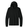 Port & Co Jet Black Core Cotton Pullover Hooded Tee