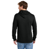 Port & Co Jet Black Core Cotton Pullover Hooded Tee