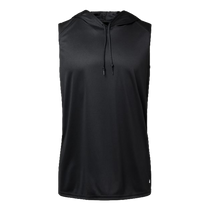 Badger Black Men's B-Core Hooded Sleeveless T-Shirt