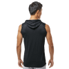 Badger Black Men's B-Core Hooded Sleeveless T-Shirt