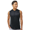 Badger Black Men's B-Core Hooded Sleeveless T-Shirt