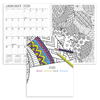 Koozie White Adult Coloring Book Planner