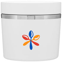 H2Go Matte White Crush 20oz Stainless Steel Container