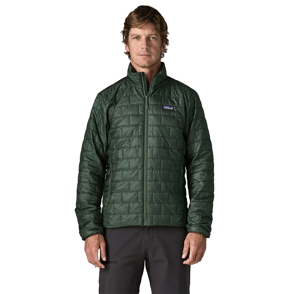 Patagonia Men's Treeline Green Nano Puff Jacket