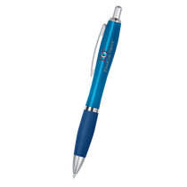 Hit Translucent Recycled Blue Satin Pen