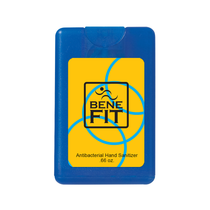 Hit Frosted Blue .66 Oz. Card Shape Hand Sanitizer