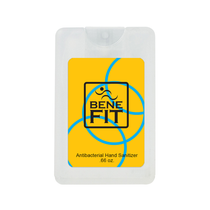 Hit Frosted Clear .66 Oz. Card Shape Hand Sanitizer
