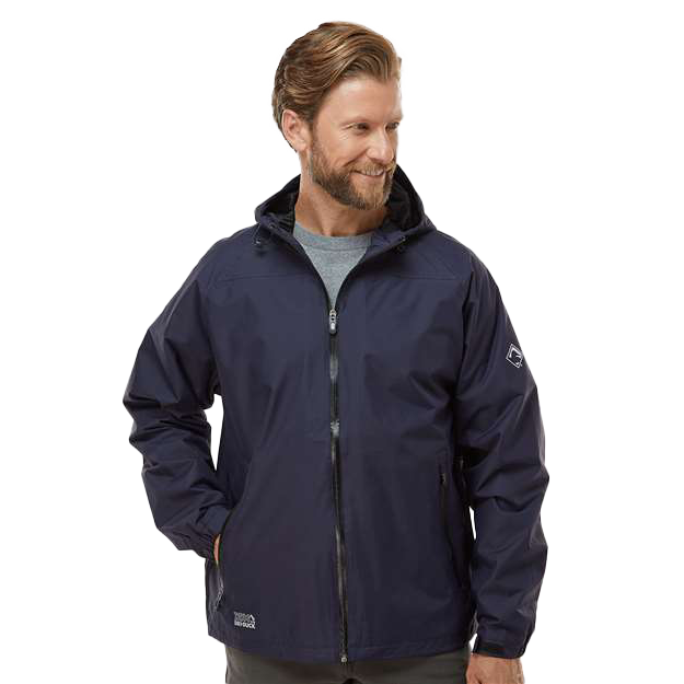 Dri Duck Unisex Navy Torrent Waterproof Hooded Jacket