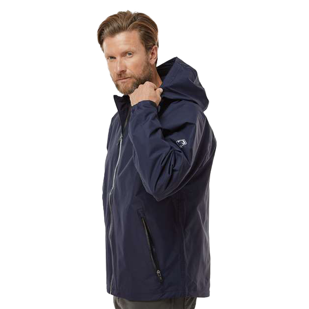 Dri Duck Unisex Navy Torrent Waterproof Hooded Jacket