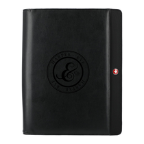 Wenger Black Recycled Tech Zippered Padfolio