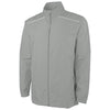 Charles River Men's Ice Grey Skyline Pack-N-Go Full Zip Reflective Jacket