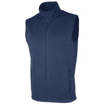 Charles River Men's Navy Heather Pacific Heathered Vest